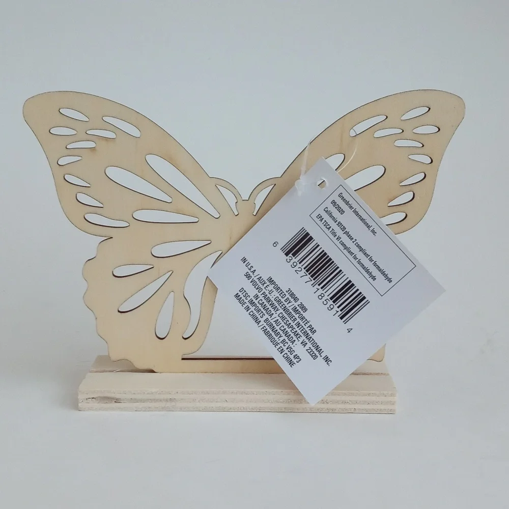 Wooden Butterfly Decor for Arts and Crafts and Painting!